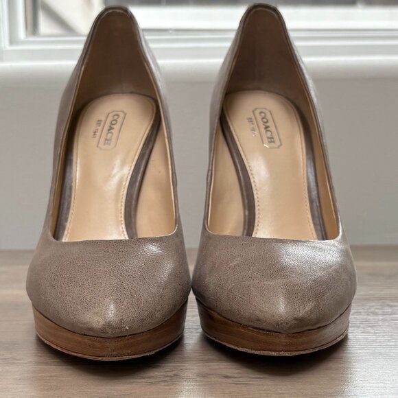 Coach Chelsie Heels Size 7 - Picture 3 of 6